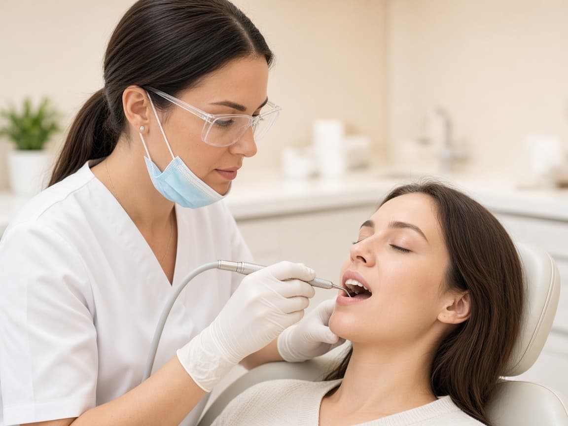 Dental cleaning photo